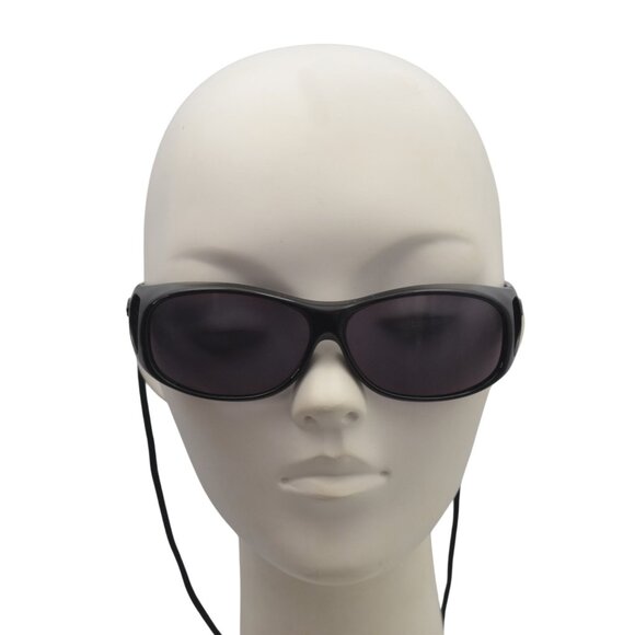 Jonathan Paul Sunglasses Fitovers Eyewear Polarized UV400 Black with Case - Picture 2 of 9